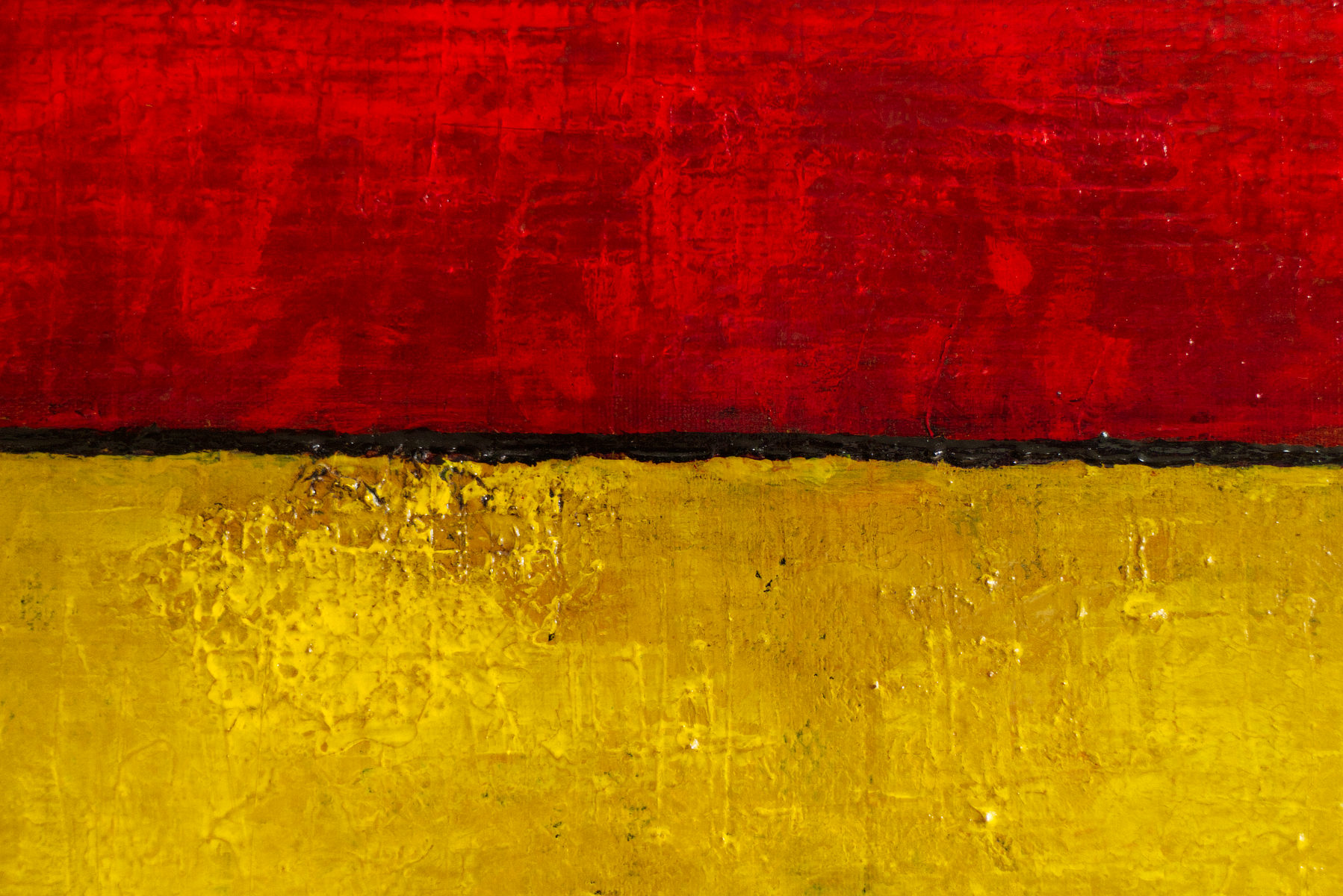 Abstract Art - Yellow and Red in Three