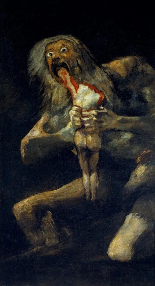 Saturn Devouring His Children Goya