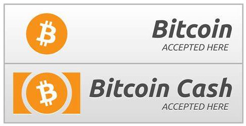 BTC and BCH Accepted Here